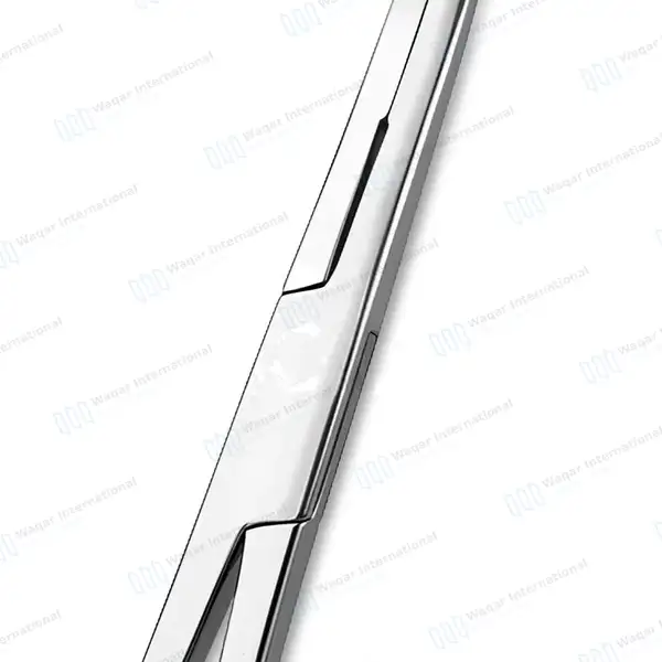DeBakey-Satinsky Vena Cava Clamp 8.25″ Double Angled - surgical instruments manufactured by Waqar International, Sialkot - view 5