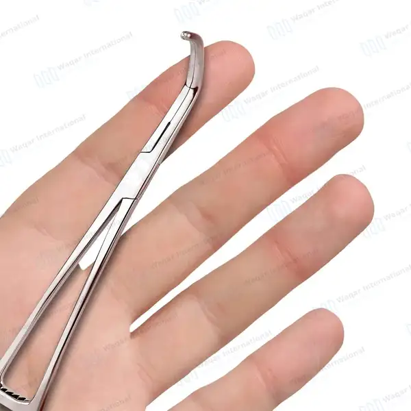 DeBakey-Satinsky Vena Cava Clamp 8.25″ Double Angled - surgical instruments manufactured by Waqar International, Sialkot - view 8