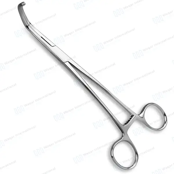 DeBakey-Satinsky Vena Cava Clamp 9.5″ Double Angled - surgical instruments manufactured by Waqar International, Sialkot - view 2