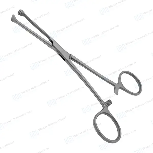 Allis Tissue Forceps 6″ 4×5 Teeth - surgical instruments manufactured by Waqar International, Sialkot - view 2