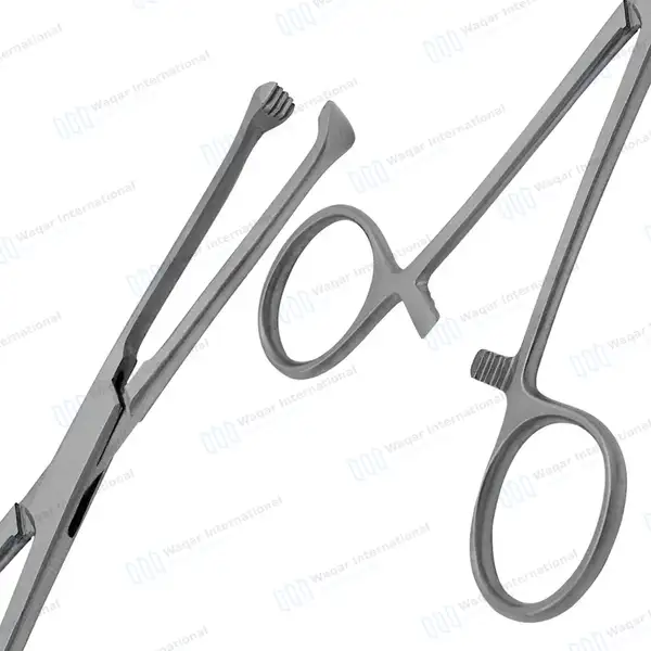 Allis Tissue Forceps 6″ 4×5 Teeth - surgical instruments manufactured by Waqar International, Sialkot - view 7