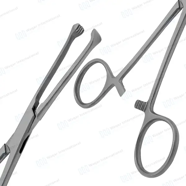 Allis Tissue Forceps 7″ 4×5 Teeth - surgical instruments manufactured by Waqar International, Sialkot - view 7