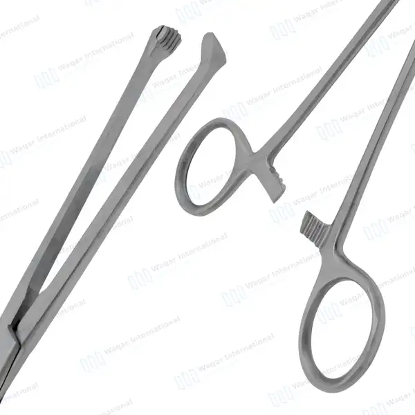 Allis Tissue Forceps 10″ 4×5 Teeth - surgical instruments manufactured by Waqar International, Sialkot - view 7
