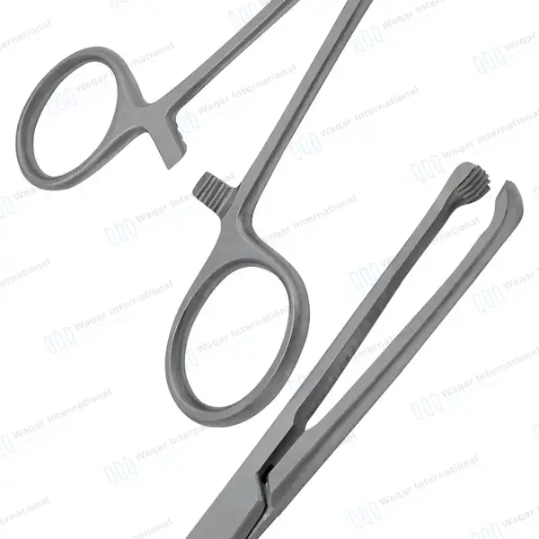 Allis Tissue Forceps 6″ 5×6 Teeth - surgical instruments manufactured by Waqar International, Sialkot - view 7