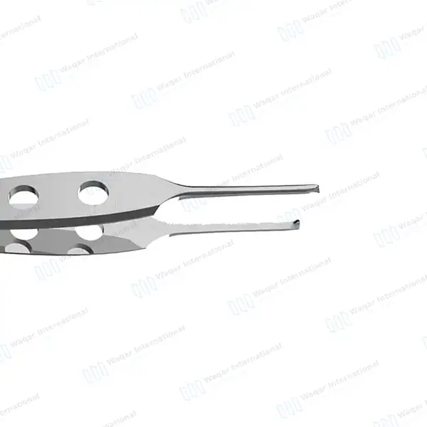 Bishop Harmon Tissue Forceps 3.5″ Standard 0.7mm 1×2 Teeth - surgical instruments manufactured by Waqar International, Sialkot - view 4