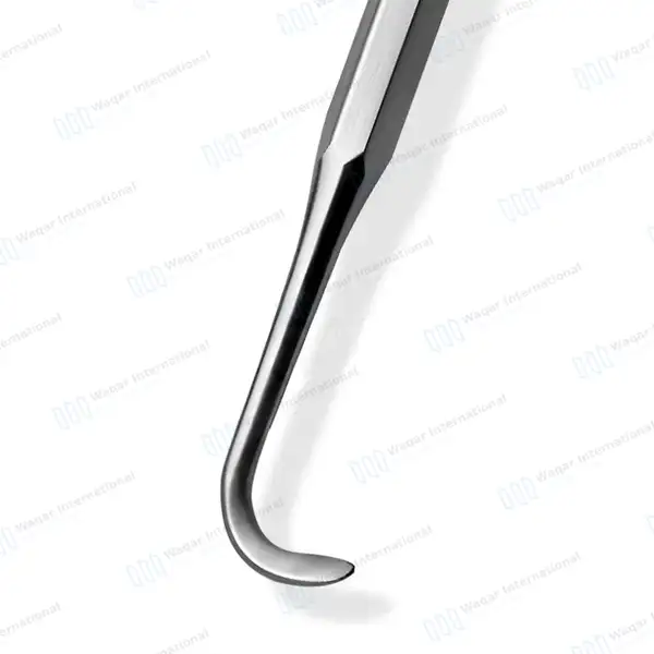 5 Pcs Hoober Mall Probe & Hook 6″ Double Ended - surgical instruments manufactured by Waqar International, Sialkot - view 5