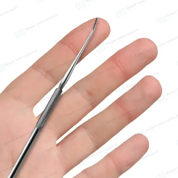 10 Pcs Seeker Mall Probes 6″ Angular Semi-Blunt Tip Single Ended - surgical instruments manufactured by Waqar International, Sialkot - view 4