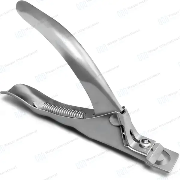 Acrylic Nail Clipper 5.5″ Stainless Steel False Nails Cutter - surgical instruments manufactured by Waqar International, Sialkot - view 2