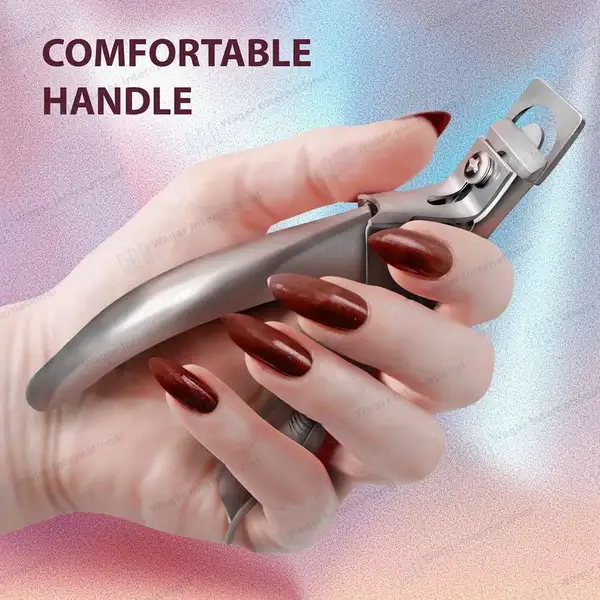 Acrylic Nail Clipper 5.5″ Stainless Steel False Nails Cutter - surgical instruments manufactured by Waqar International, Sialkot - view 6