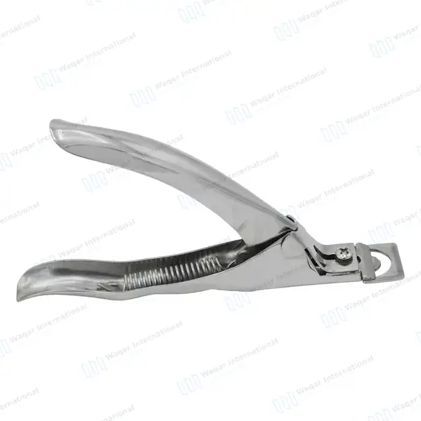Acrylic Nail Clipper 5.5″ Stainless Steel False Nails Cutter - surgical instruments manufactured by Waqar International, Sialkot - view 9