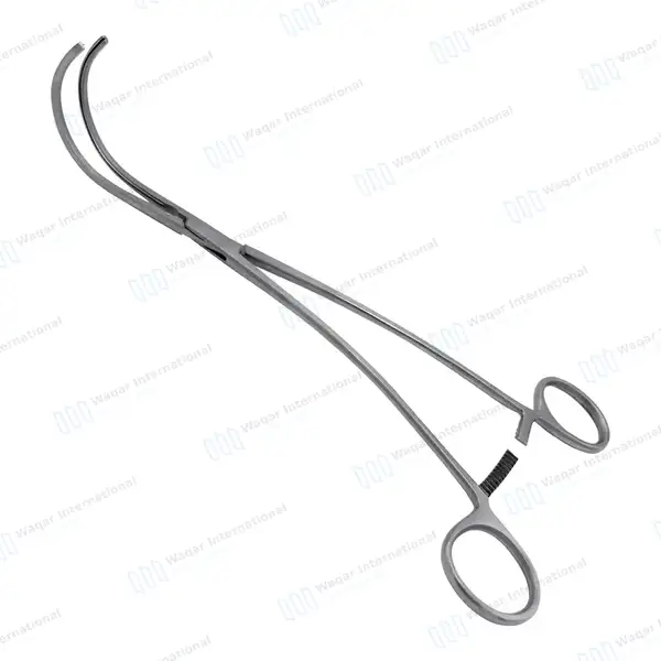 Debakey Atraumatic Aortic Aneurysm Clamps 10.75″ Full Curved 111mm Jaws - surgical instruments manufactured by Waqar International, Sialkot - view 2