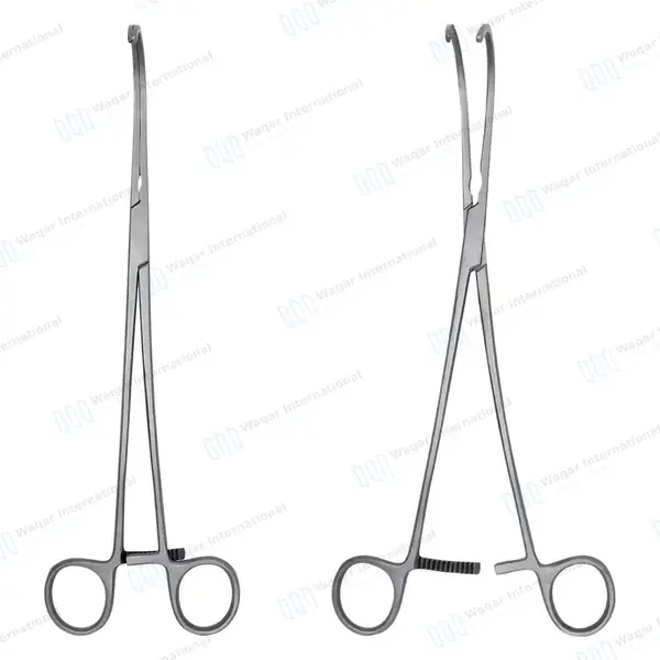 Debakey Atraumatic Aortic Aneurysm Clamps 10.75″ Full Curved 111mm Jaws - surgical instruments manufactured by Waqar International, Sialkot - view 7