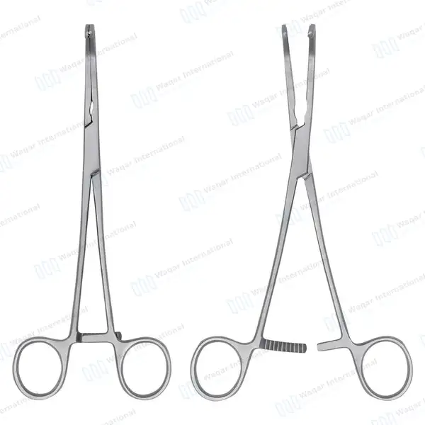 Debakey Beck Atraumatic Vena-Cava Clamp 8″ Double Angled 65mm Jaws - surgical instruments manufactured by Waqar International, Sialkot - view 6