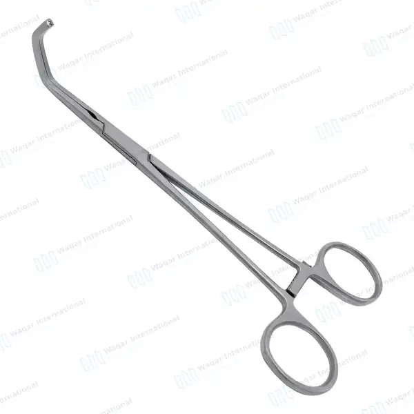 Debakey Beck Atraumatic Vena-Cava Clamp 8″ Double Angled 65mm Jaws - surgical instruments manufactured by Waqar International, Sialkot - view 7