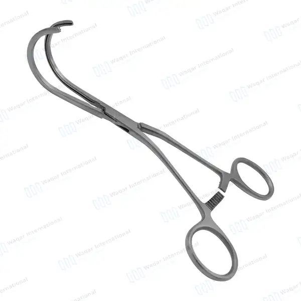 Debakey Atraumatic Multi-Purpose Clamps 6.75″ Curved Downwards 78mm Jaws - surgical instruments manufactured by Waqar International, Sialkot - view 2