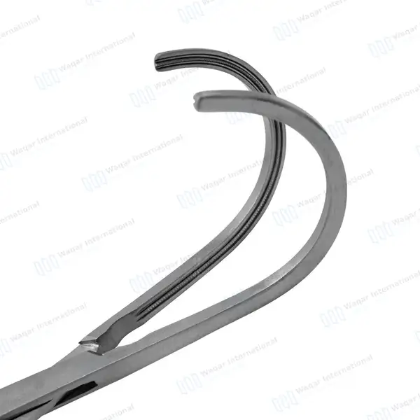 Debakey Atraumatic Multi-Purpose Clamps 6.75″ Curved Downwards 78mm Jaws - surgical instruments manufactured by Waqar International, Sialkot - view 5