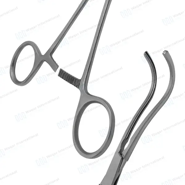 Debakey Atraumatic Vascular Clamps 9″ Angled 80mm Jaws - surgical instruments manufactured by Waqar International, Sialkot - view 6