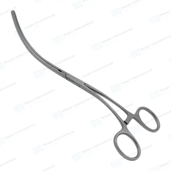 Debakey Peripheral Vascular Clamps 8″ Curved 93mm Atraumatic Jaws - surgical instruments manufactured by Waqar International, Sialkot - view 9