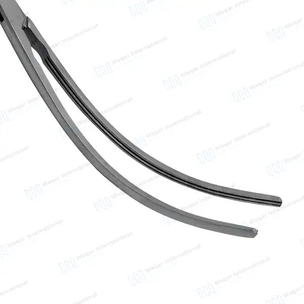 Debakey Peripheral Vascular Clamps 7.75″ Curved 90mm Atraumatic Jaws - surgical instruments manufactured by Waqar International, Sialkot - view 5