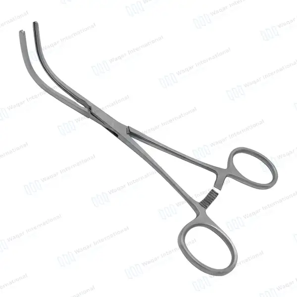 Debakey Peripheral Vascular Clamps 6.5″ Curved 56mm Atraumatic Jaws - surgical instruments manufactured by Waqar International, Sialkot - view 2