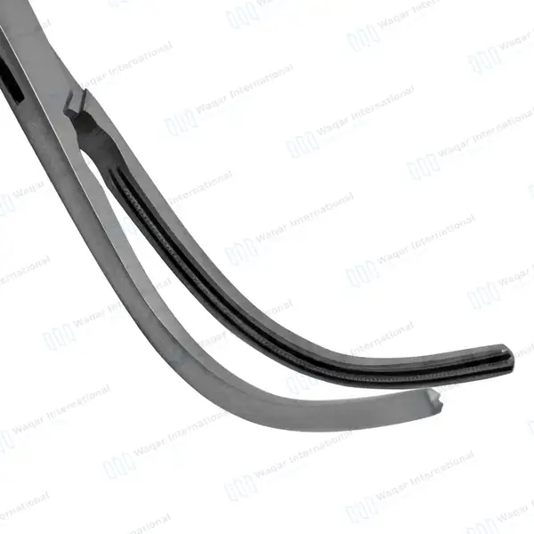 Debakey Peripheral Vascular Clamps 6.5″ Curved 56mm Atraumatic Jaws - surgical instruments manufactured by Waqar International, Sialkot - view 5