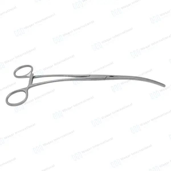 Debakey Aortic Aneurysm Clamp 12″ Curved 110mm Atraumatic 1×2 Teeth Jaws - surgical instruments manufactured by Waqar International, Sialkot - view 8