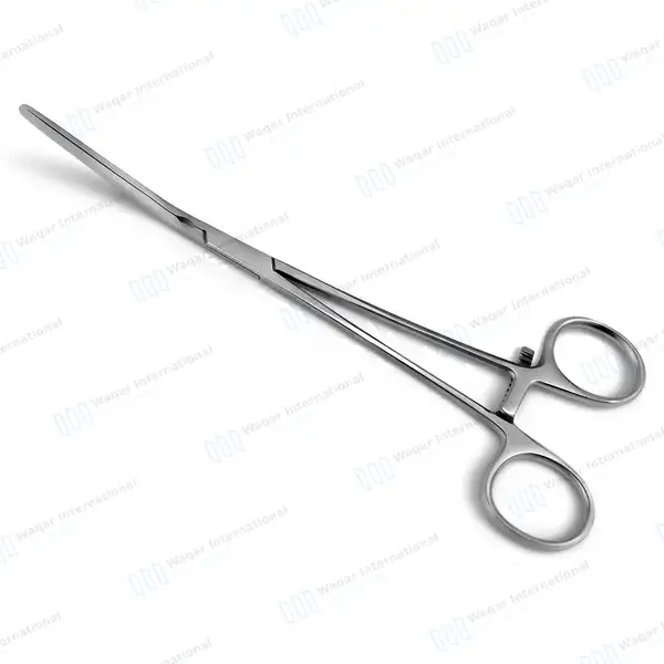 Debakey Multi-Purpose Clamp 6.5” Angled 30º 3.5cm Long Atraumatic Jaws - surgical instruments manufactured by Waqar International, Sialkot - view 2