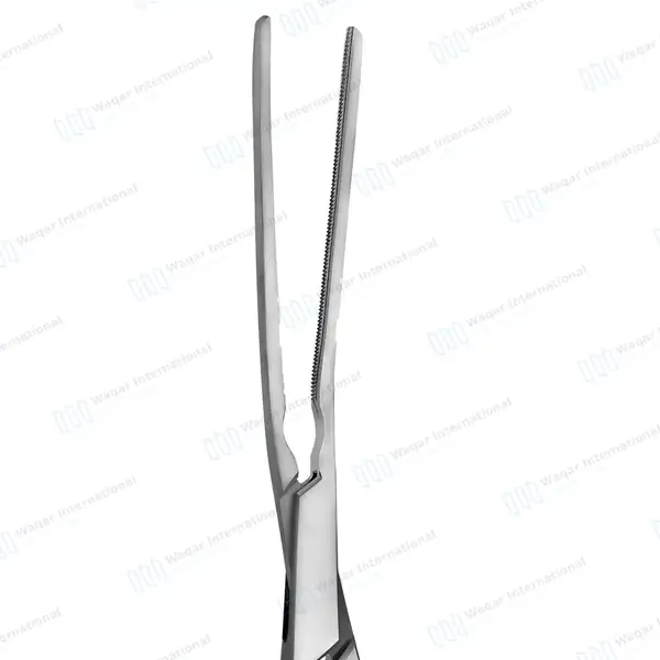 Debakey Multi-Purpose Clamp 6.5” Angled 30º 3.5cm Long Atraumatic Jaws - surgical instruments manufactured by Waqar International, Sialkot - view 3