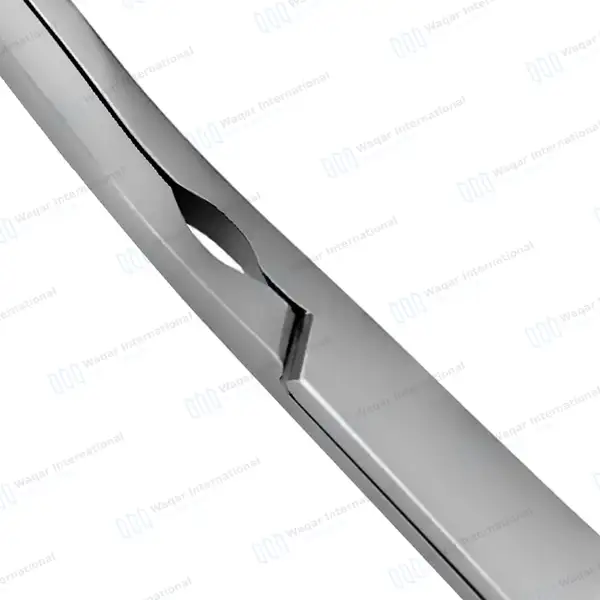 Debakey Multi-Purpose Clamp 6.5” Angled 30º 3.5cm Long Atraumatic Jaws - surgical instruments manufactured by Waqar International, Sialkot - view 5