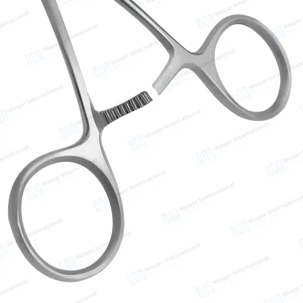Debakey Multi-Purpose Clamp 6.5” Angled 30º 3.5cm Long Atraumatic Jaws - surgical instruments manufactured by Waqar International, Sialkot - view 6