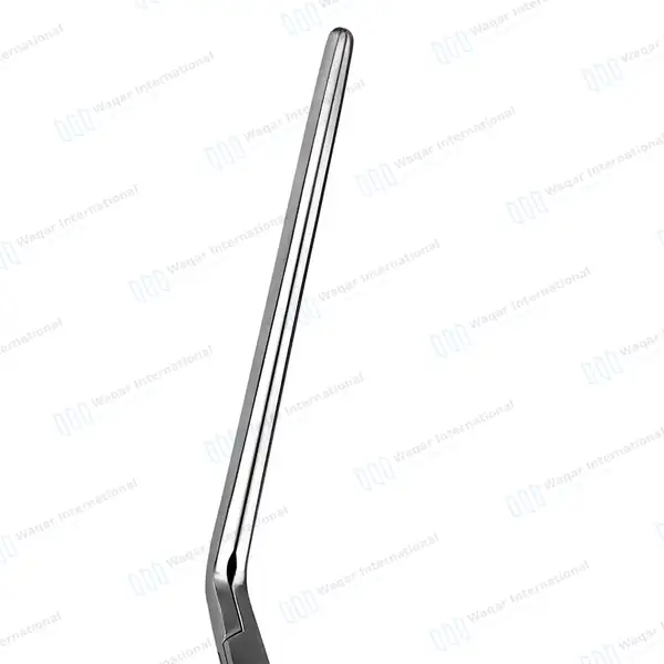 DeBAKEY Ring Handled Bulldog Clamps 45º Angled 4 7/8″ Curved Shanks - surgical instruments manufactured by Waqar International, Sialkot - view 3