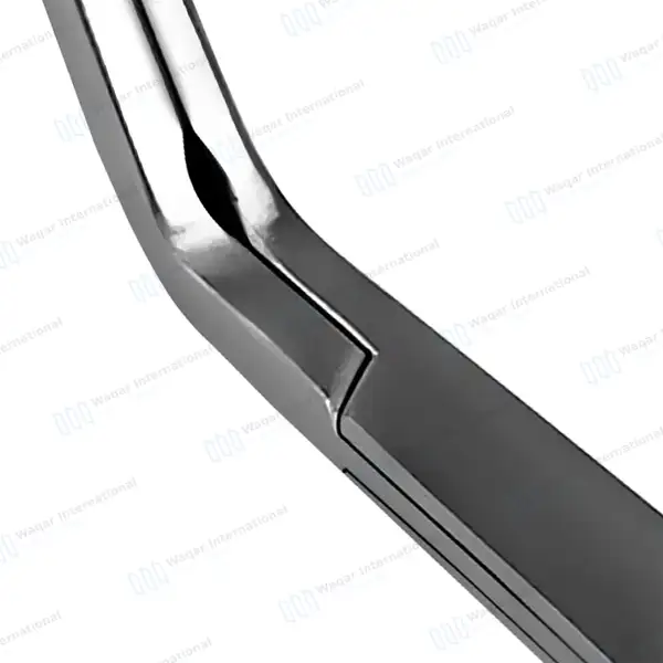 DeBAKEY Ring Handled Bulldog Clamps 45º Angled 4 7/8″ Curved Shanks - surgical instruments manufactured by Waqar International, Sialkot - view 5