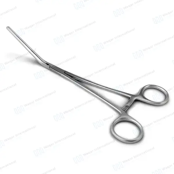 DeBakey Atraumatic Ring Handle Bulldog Clamp 5″ Curved - surgical instruments manufactured by Waqar International, Sialkot - view 2