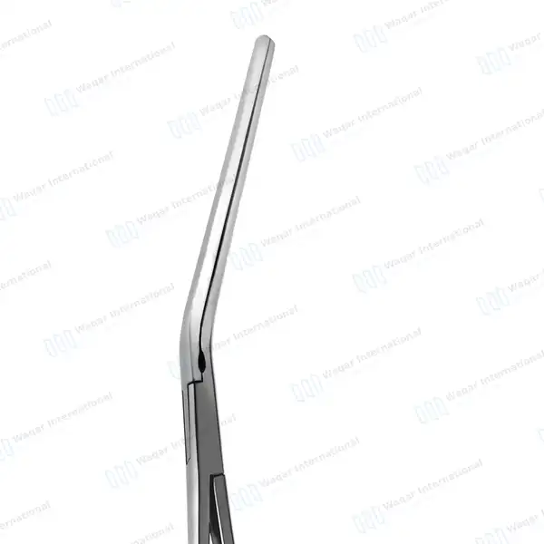 DeBakey Atraumatic Ring Handle Bulldog Clamp 5″ Curved - surgical instruments manufactured by Waqar International, Sialkot - view 3