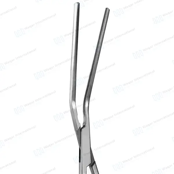 DeBakey Atraumatic Ring Handle Bulldog Clamp 5″ Curved - surgical instruments manufactured by Waqar International, Sialkot - view 4