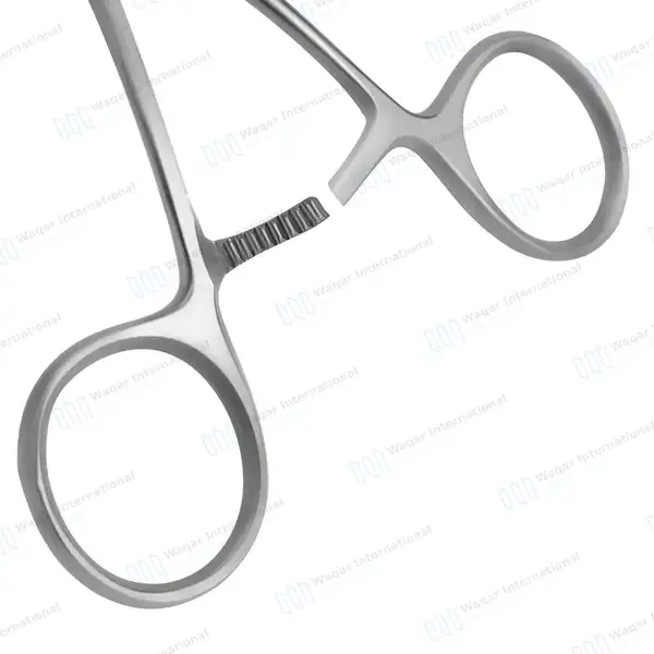 DeBakey Atraumatic Ring Handle Bulldog Clamp 5″ Curved - surgical instruments manufactured by Waqar International, Sialkot - view 6