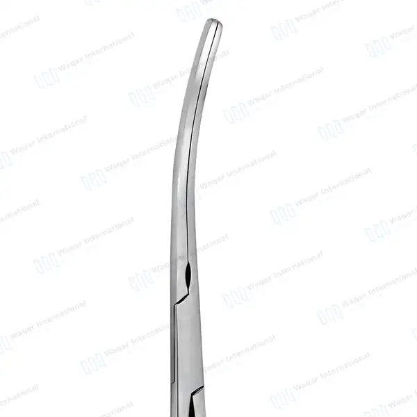 Debakey Bainbridge Vascular Forceps 8.5″ Curved 2.5″ Atraumatic Jaws - surgical instruments manufactured by Waqar International, Sialkot - view 4