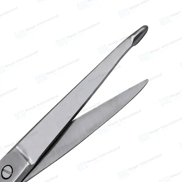 Pro Trainer Bandage Scissors Curved 9.25″ One Large Ring - surgical instruments manufactured by Waqar International, Sialkot - view 5