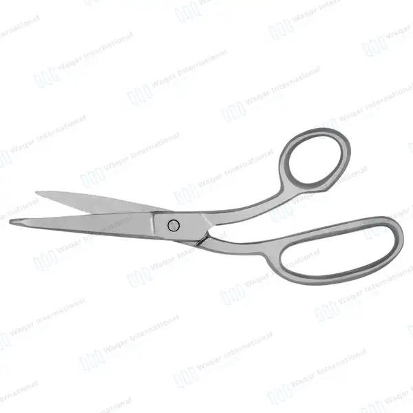 Pro Trainer Bandage Scissors Curved 9.25″ One Large Ring - surgical instruments manufactured by Waqar International, Sialkot - view 7
