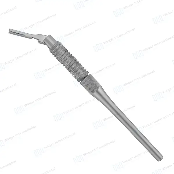 Adjustable Scalpel Handle #3 – 180° Rotation with 7 Adjustable Angles - surgical instruments manufactured by Waqar International, Sialkot - view 2