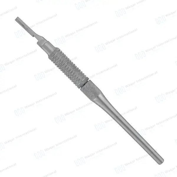 Adjustable Scalpel Handle #3 – 180° Rotation with 7 Adjustable Angles - surgical instruments manufactured by Waqar International, Sialkot - view 3