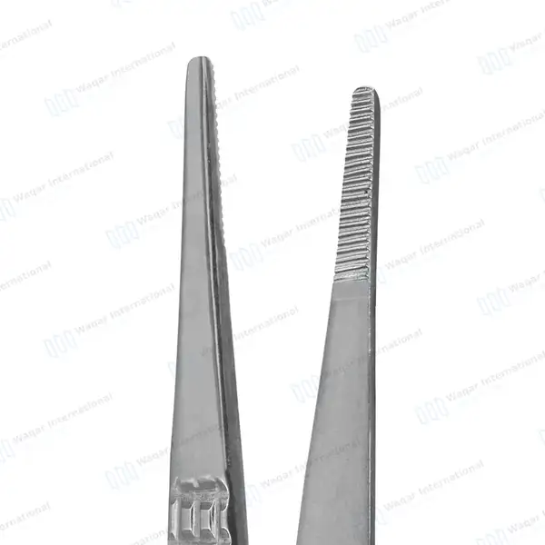 Bonney Dressing Forceps 7″ Serrated Tips - surgical instruments manufactured by Waqar International, Sialkot - view 5