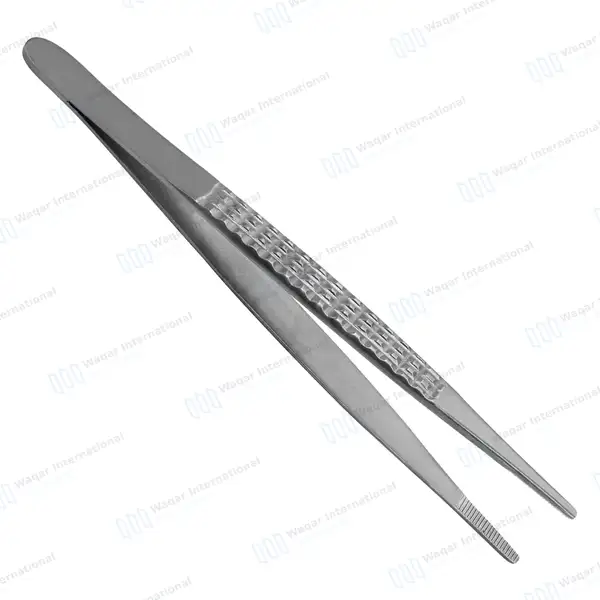 Bonney Dressing Forceps 7″ Serrated Tips - surgical instruments manufactured by Waqar International, Sialkot - view 8