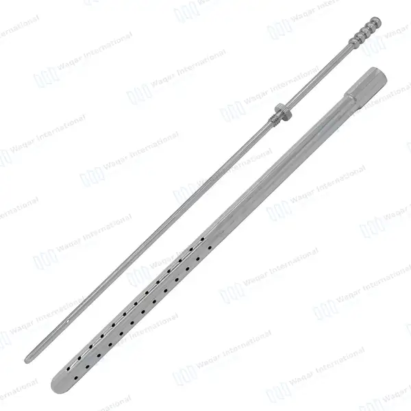 Poole Suction Tube 8.75″ Straight 16 French - surgical instruments manufactured by Waqar International, Sialkot - view 2
