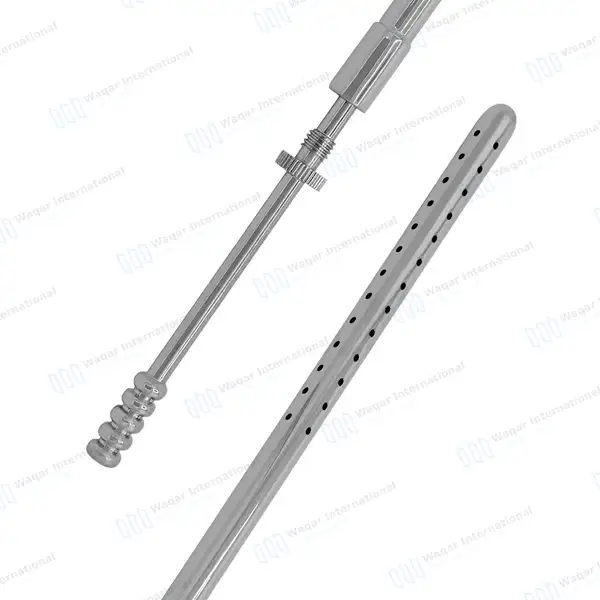 Poole Suction Tube 8.75″ Straight 16 French - surgical instruments manufactured by Waqar International, Sialkot - view 5