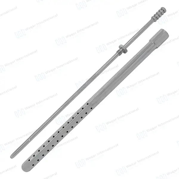 Poole Suction Tube 8.75″ Straight 23 French - surgical instruments manufactured by Waqar International, Sialkot - view 2