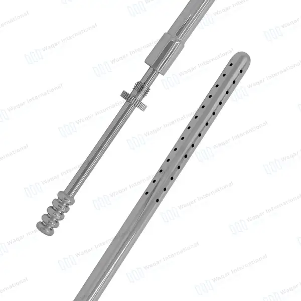 Poole Suction Tube 8.75″ Straight 23 French - surgical instruments manufactured by Waqar International, Sialkot - view 5