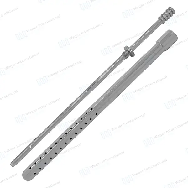 Poole Suction Tube 8.75″ Straight 30 French - surgical instruments manufactured by Waqar International, Sialkot - view 2