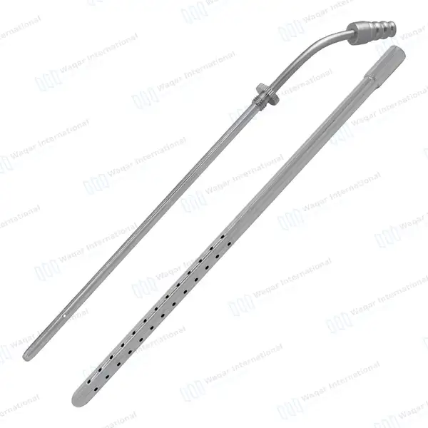 Poole Suction Tube 10″ Curved 16 French - surgical instruments manufactured by Waqar International, Sialkot - view 2