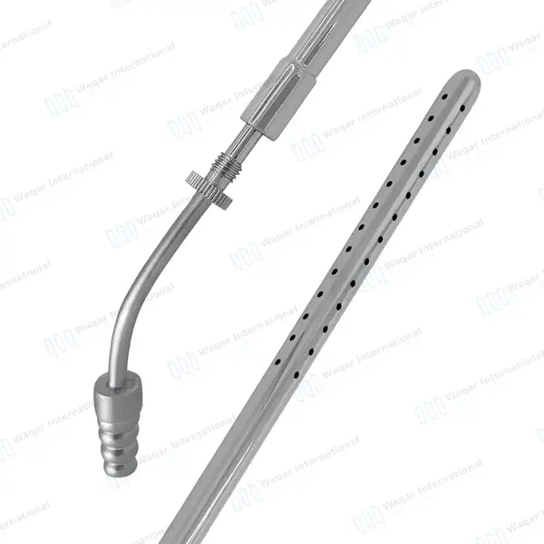 Poole Suction Tube 10″ Curved 16 French - surgical instruments manufactured by Waqar International, Sialkot - view 5